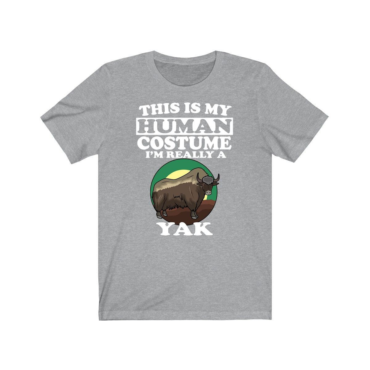 This Is My Human Costume I'm Really A Yak Shirt, Yak Lover Shirt, Yak Shirt, Funny Yak Gift, Animal Adult Kids Image 3