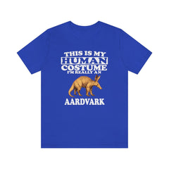 This Is My Human Costume I'm Really An Aardvark Shirt - aardvark print design