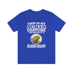 This Is My Human Costume I'm Really A Bearded Dragon Shirt, Bearded Dragon Lover Shirt, Bearded Dragon Shirt, Animal Adult Kids Image 4