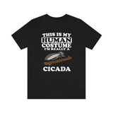 This Is My Human Costume I'm Really A Cicada Insect Shirt, Cicada Lover Shirt, Cicada Shirt, Cicada Lover Gift, Animal Gift Image 2