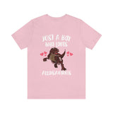 Just A Boy Who Loves Allosaurus Dinosaur Shirt, Allosaurus Shirt, Dinosaur Shirt, Allosaurus Lover Gift, Animal Adult Kids T-Shirt Image 4