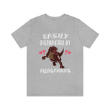 Easily Distracted By Allosaurus Dinosaur Shirt, Allosaurus Shirt, Dinosaur Shirt, Allosaurus Lover Gift, Animal Adult Kids T-Shirt Image 1