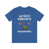 Easily Distracted By Brachiosaurus Dinosaur, Brachiosaurus Lover Shirt, Dinosaur Gift, Dinosaur Shirt, Adult Toddler Kids Gift T-Shirt Image 3