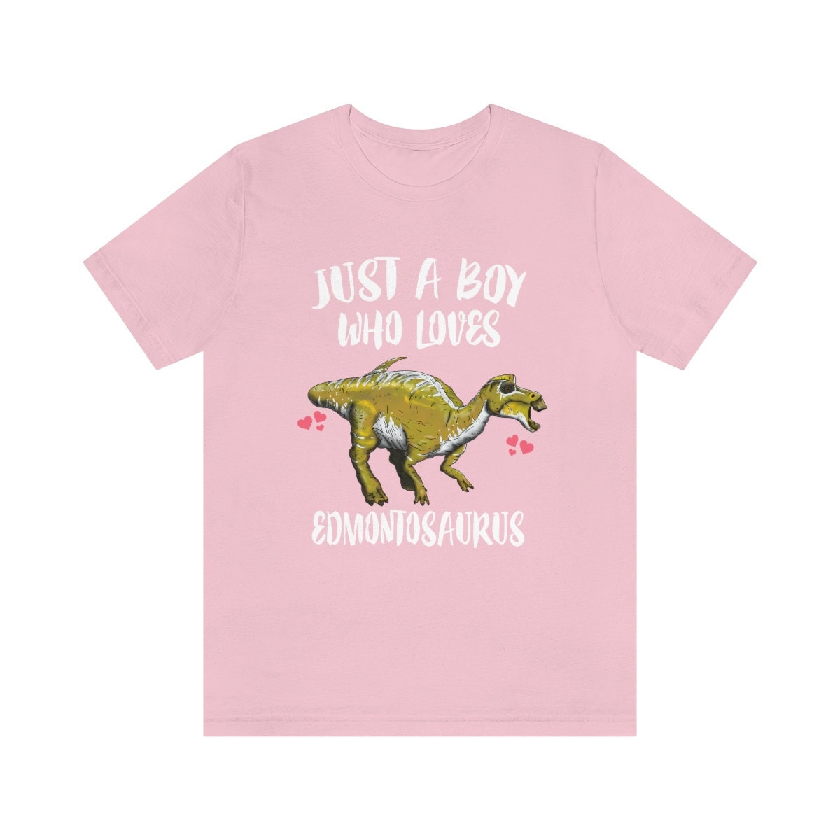 Just A Boy Who Loves Edmontosaurus Dinosaur, Edmontosaurus Lover Shirt, Dinosaur Shirt, Adult Toddler Infant Kids Gift T-Shirt Image 4