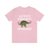 Easily Distracted By Stegosaurus Shirt, Stegosaurus Lover Shirt, Dinosaur shirt, Dinosaur Lover Gift Animal Adult Toddler Kids Gift T-Shirt Image 4