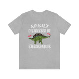 Easily Distracted By Stegosaurus Shirt, Stegosaurus Lover Shirt, Dinosaur shirt, Dinosaur Lover Gift Animal Adult Toddler Kids Gift T-Shirt Image 2