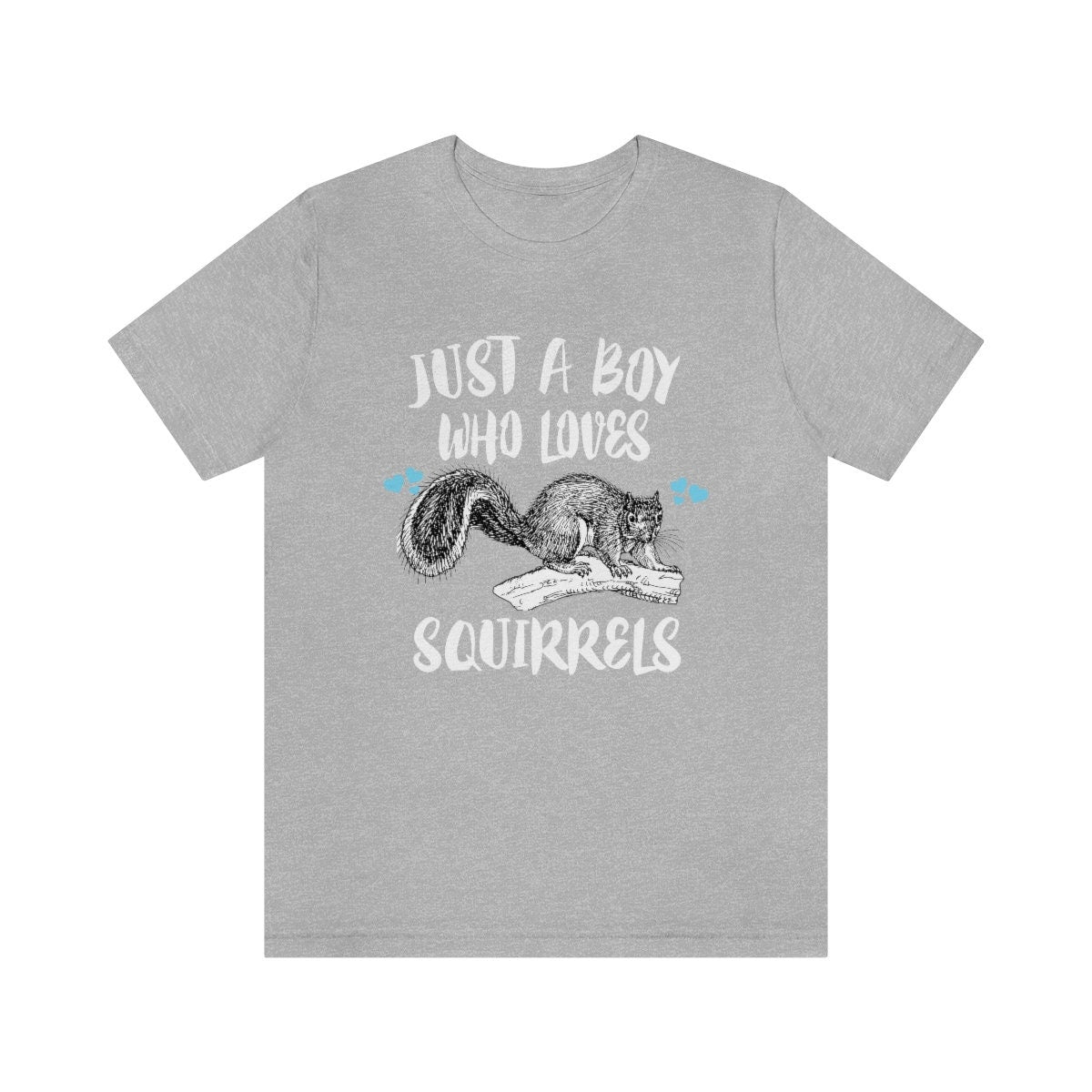 Just A Boy Who Loves Squirrels Shirt, Squirrel Lover Shirt, Squirrel Shirt, Squirrel Lover Gift, Animal Adult Kids T-Shirt Image 3