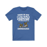 This Is My Human Costume I'm Really A Compsognathus Shirt, Compsognathus Lover Shirt, Dinosaur shirt, Dinosaur Lover Gift Animal Image 3