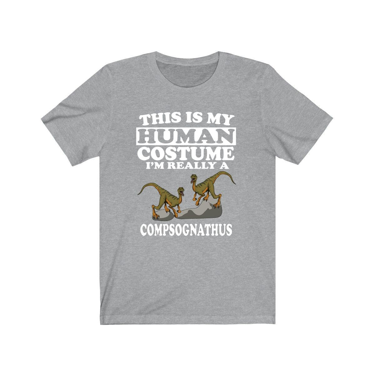 This Is My Human Costume I'm Really A Compsognathus Shirt, Compsognathus Lover Shirt, Dinosaur shirt, Dinosaur Lover Gift Animal Image 1