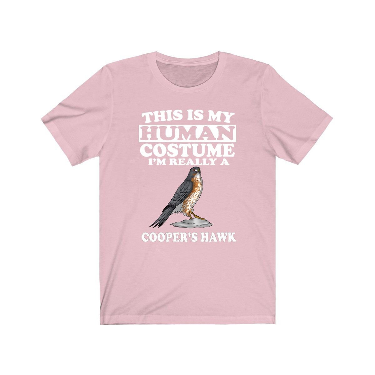 This Is My Human Costume I'm Really A Cooper's Hawk Shirt, Hawk Lover Shirt, Birding Shirt, Bird Lover Gift, Animal Gift Image 4