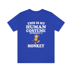 Monkey Human Costume Shirt - monkey print design