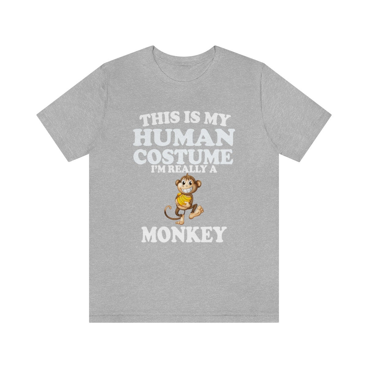 Monkey Human Costume Shirt - monkey print design