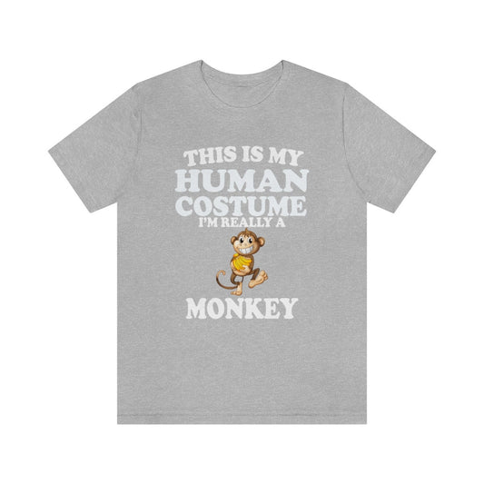 Monkey Human Costume Shirt - monkey print design