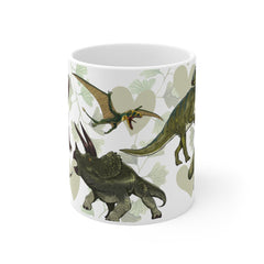 Dinosaur Fan Coffee Mug - dinosaur print design