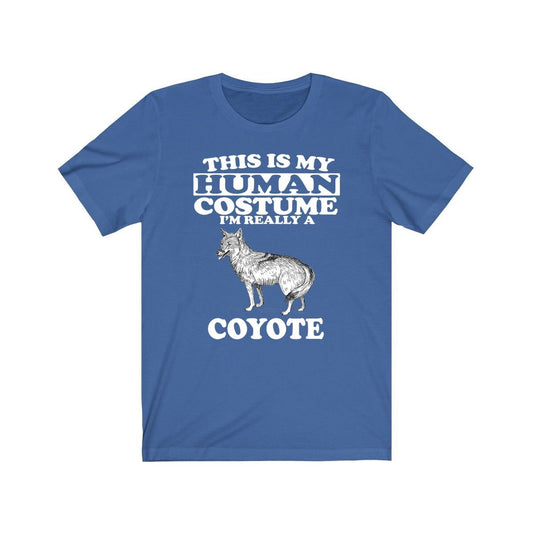 This Is My Human Costume I'm Really A Coyote Shirt - coyote print design