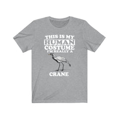 This Is My Human Costume I'm Really A Crane Bird Shirt - crane print design