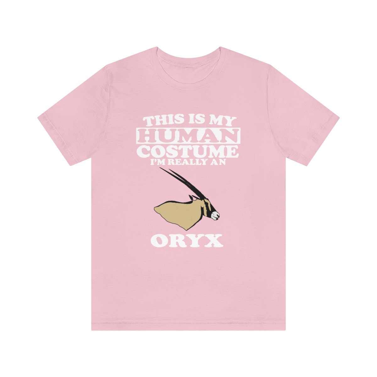 This Is My Human Costume I'm Really An Oryx Shirt, Oryx Lover Shirt, Oryx Shirt, Funny Oryx Gift, Animal Adult Kids Image 3
