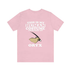 This Is My Human Costume I'm Really An Oryx Shirt - oryx print design