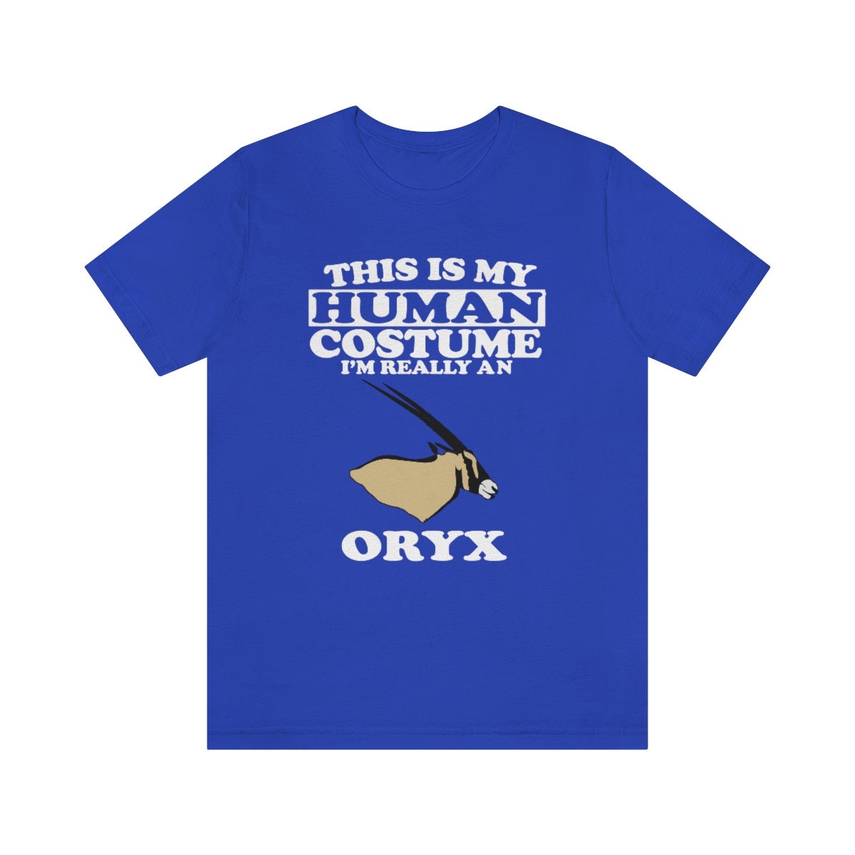 This Is My Human Costume I'm Really An Oryx Shirt, Oryx Lover Shirt, Oryx Shirt, Funny Oryx Gift, Animal Adult Kids Image 4