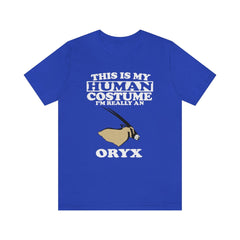 This Is My Human Costume I'm Really An Oryx Shirt - oryx print design