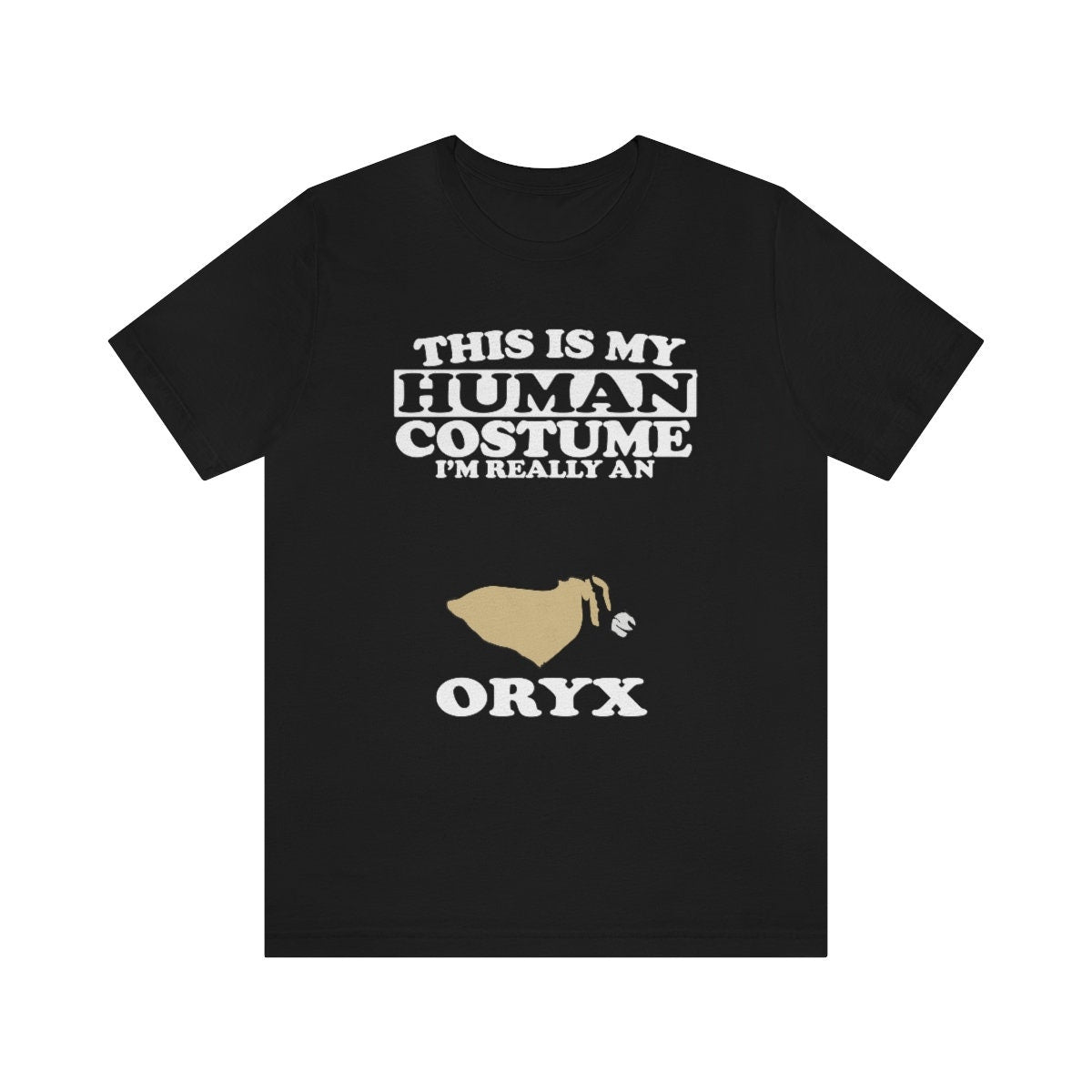 This Is My Human Costume I'm Really An Oryx Shirt, Oryx Lover Shirt, Oryx Shirt, Funny Oryx Gift, Animal Adult Kids Image 2