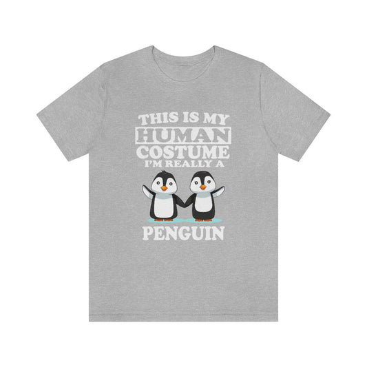 This Is My Human Costume I'm Really A Penguin Bird Shirt - penguin print design