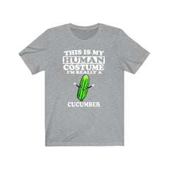 This Is My Human Costume I'm Really A Cucumber Shirt - cucumber print design