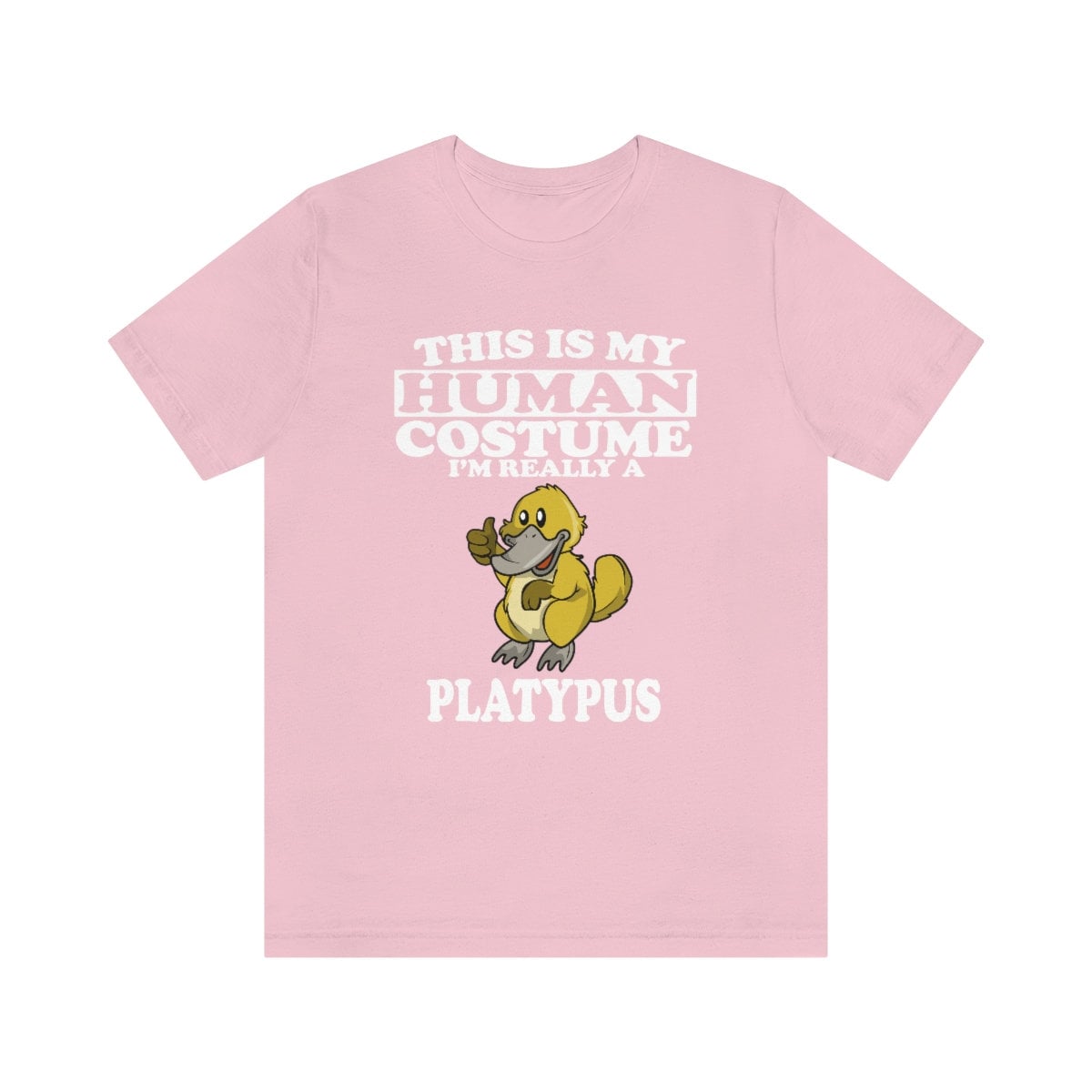 This Is My Human Costume I'm Really A Platypus Shirt, Platypus Lover Shirt, Platypus Shirt, Funny Platypus Gift, Animal Adult Kids Image 2