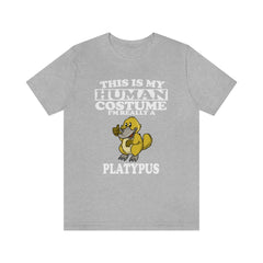This Is My Human Costume I'm Really A Platypus Shirt - platypus print design