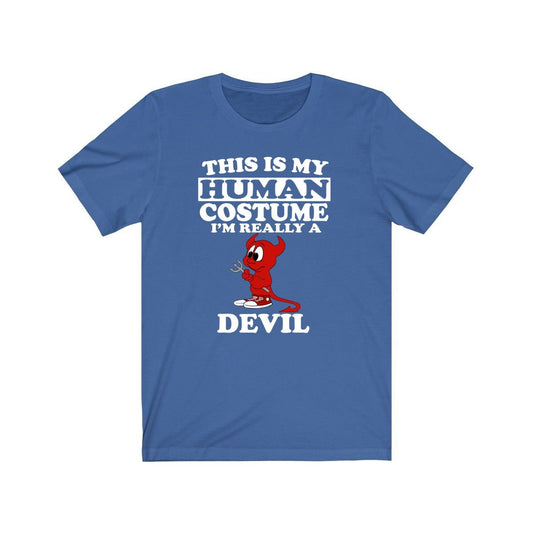 This Is My Human Costume I'm Really A Devil Shirt - devil print design