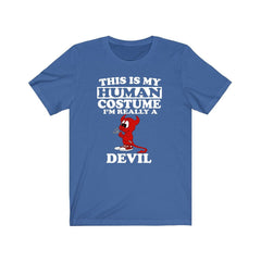 This Is My Human Costume I'm Really A Devil Shirt - devil print design