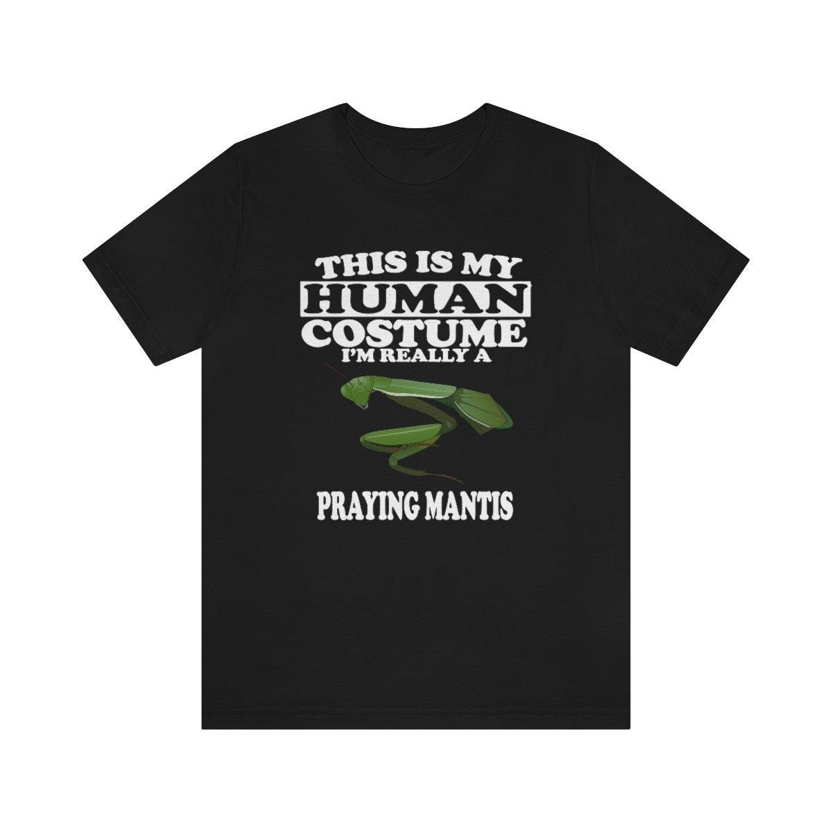 This Is My Human Costume I'm Really A Praying Mantis Shirt, Praying Mantis Lover Shirt, Praying Mantis Shirt, Funny Animal Adult Kids Image 4
