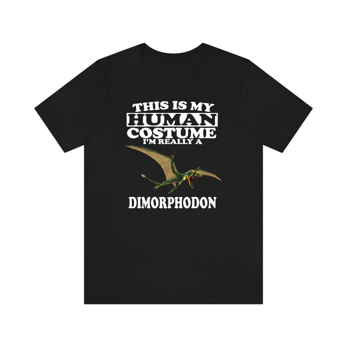 This Is My Human Costume I'm Really A Dimorphodon Dinosaur Shirt, Dimorphodon Lover Shirt, Dinosaur Shirt, Dinosaur Gift, Animal Gift Image 2