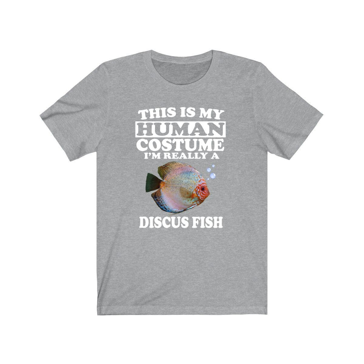 This Is My Human Costume I'm Really A Discus Fish Shirt, Discus Lover Shirt, Discus Shirt, Discus Gift, Animal Gift Image 3