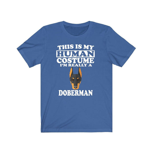 This Is My Human Costume I'm Really A Doberman Dog Shirt - Doberman print design