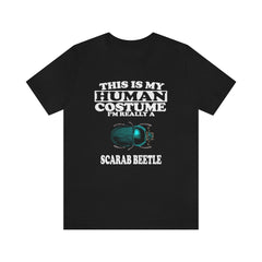 This Is My Human Costume I'm Really A Scarab Beetle Shirt - scarab beetle print design