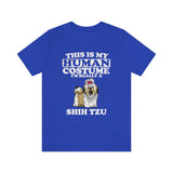 This Is My Human Costume I'm Really A Shi Tzu Dog Shirt, Shi Tzu Lover Shirt, Shi Tzu Shirt, Funny Shi Tzu Gift Animal Shirt Image 4