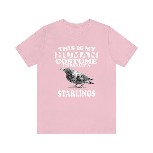 This is my human costume I am really a starling murmuration bird tee
