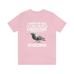This is my human costume I am really a starling murmuration bird tee