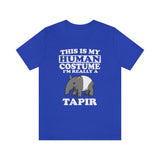 This Is My Human Costume I'm Really A Tapir Shirt, Tapir Lover Shirt, Tapir Shirt, Funny Tapir Gift Animal Adult Kid Shirt Image 2