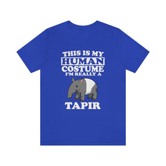 This is my human costume I am really a tapir jungle mammal tee