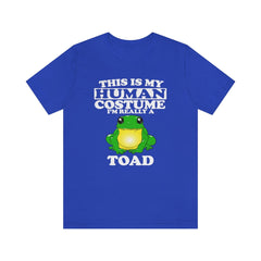 This Is My Human Costume I'm Really A Toad Shirt - toad print design