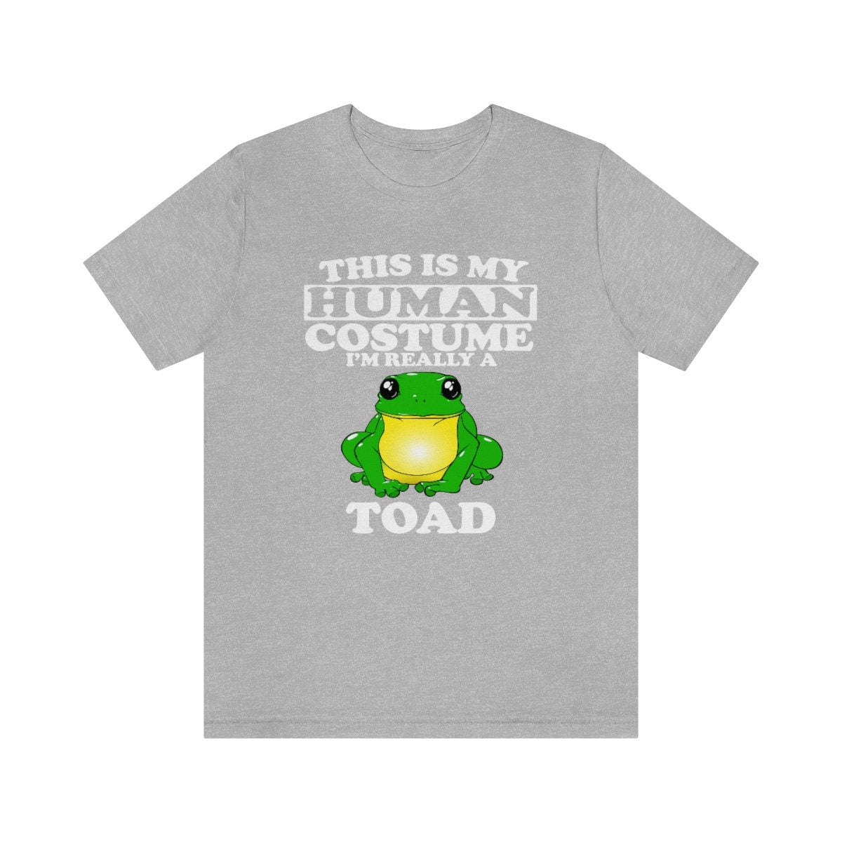 This Is My Human Costume I'm Really A Toad Shirt, Toad Lover Shirt, Toad Shirt, Funny Frog Gift Animal Adult Kid Shirt Image 2