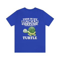 This Is My Human Costume I'm Really A Turtle Shirt - turtle print design