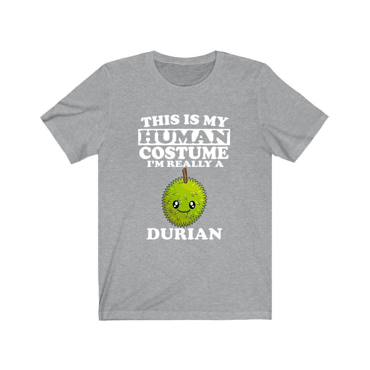 This Is My Human Costume I'm Really A Durian Fruit Shirt, Durian Fruit Lover Shirt, Fruit Shirt, Fruit Funny Gift, Animal Gift Image 3