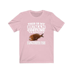 This Is My Human Costume I'm Really A Fangtooth Fish Shirt - fangtooth fish print design