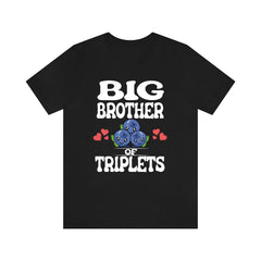 Big Brother Of Triplets Blueberries Shirt - big brother of triplets print design