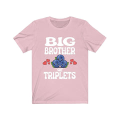 Big Brother Of Triplets Blueberries Shirt - big brother of triplets print design