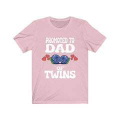 Promoted To Dad Of Twins Blueberries Shirt - dad of twins design