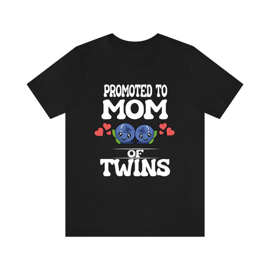 Promoted To Mom Of Twins Blueberries Shirt - mom of twins design